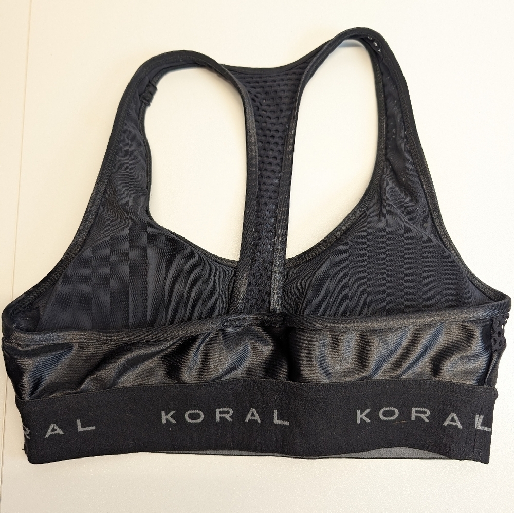 Koral Emblem Versatility Mesh-Paneled Stretch Sports Bra Size S EUC - Picture 5 of 7